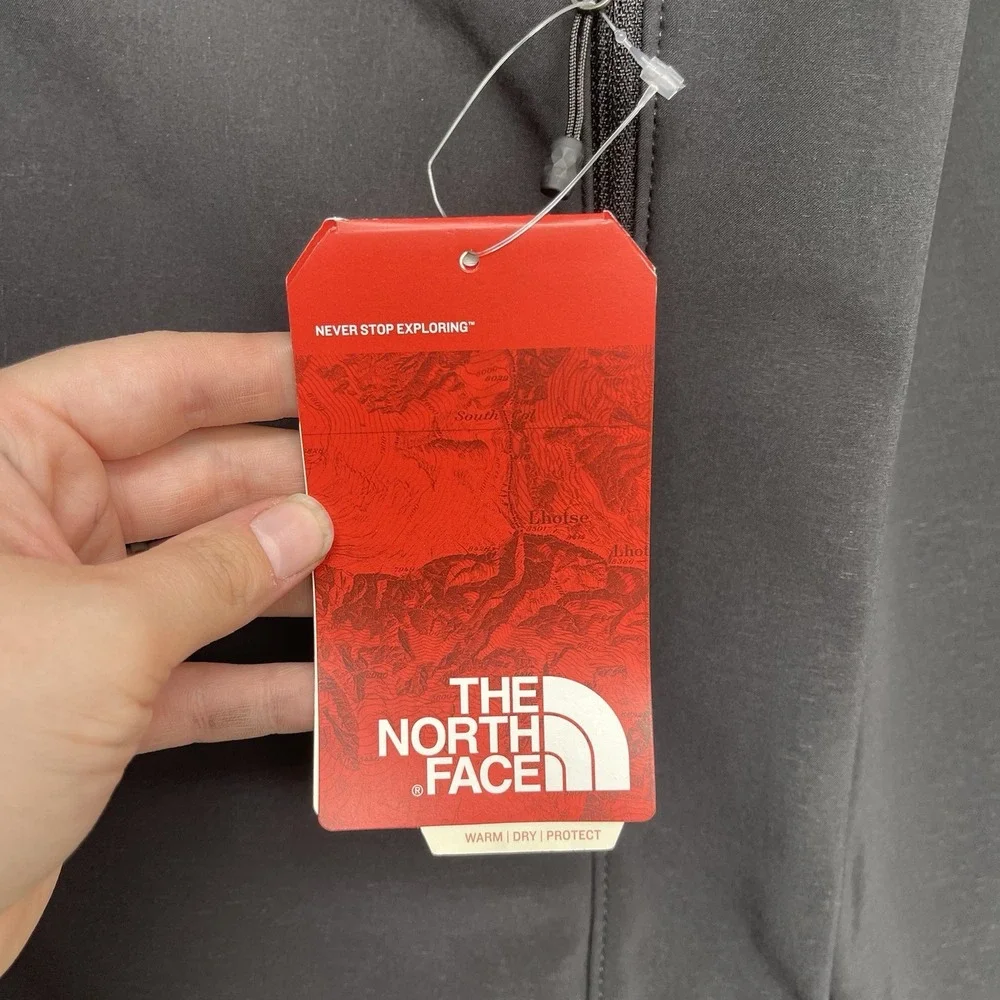 North Face Apex Bionic 2 Jacket Mens Small Fleece Lined Black Hiking Outdoor